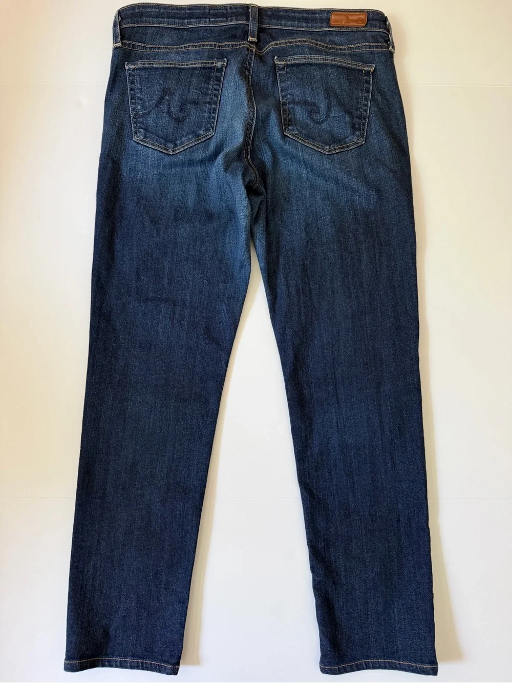 AG Adriano Goldschmied Men's Dark Blue Bootcut Jeans
